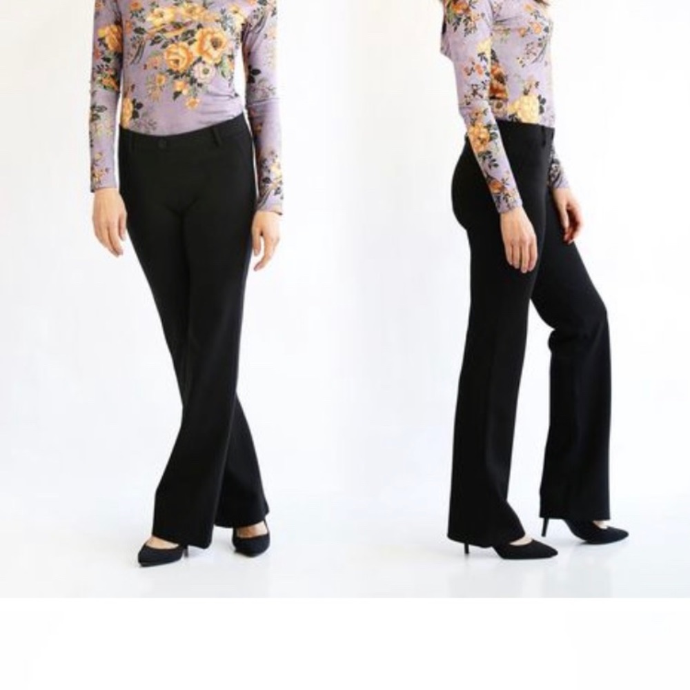Betabrand black yoga dress pants - bootcut